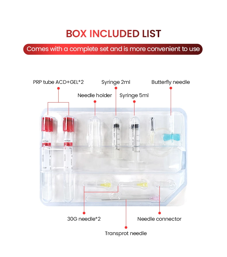 Koreanisches 15-ml-ACD-Gel-Biotin-PRP-R&ouml;hrchen-Set
