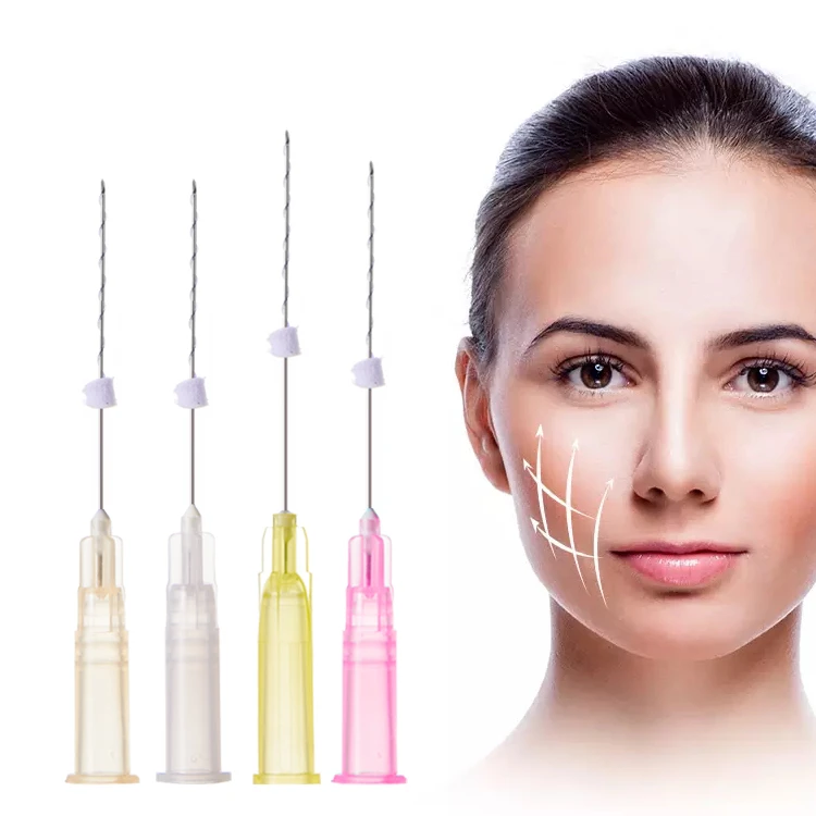 Medizinische PLLA-Mono-Schraubgewinde-EO-sterilisierte Anti-Aging-Behandlung f&uuml;r den Gesichtshals