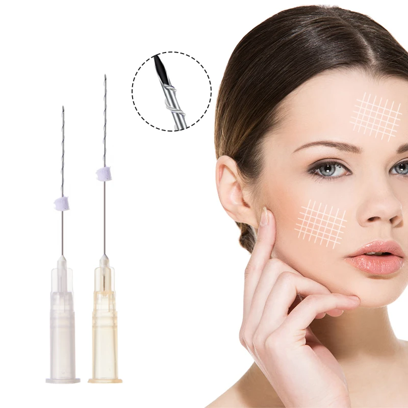 PLLA Tornado-Schraube, Doppelhelix-Gewinde, hohe Kollagenstimulation, Hautstraffung, Anti-Aging