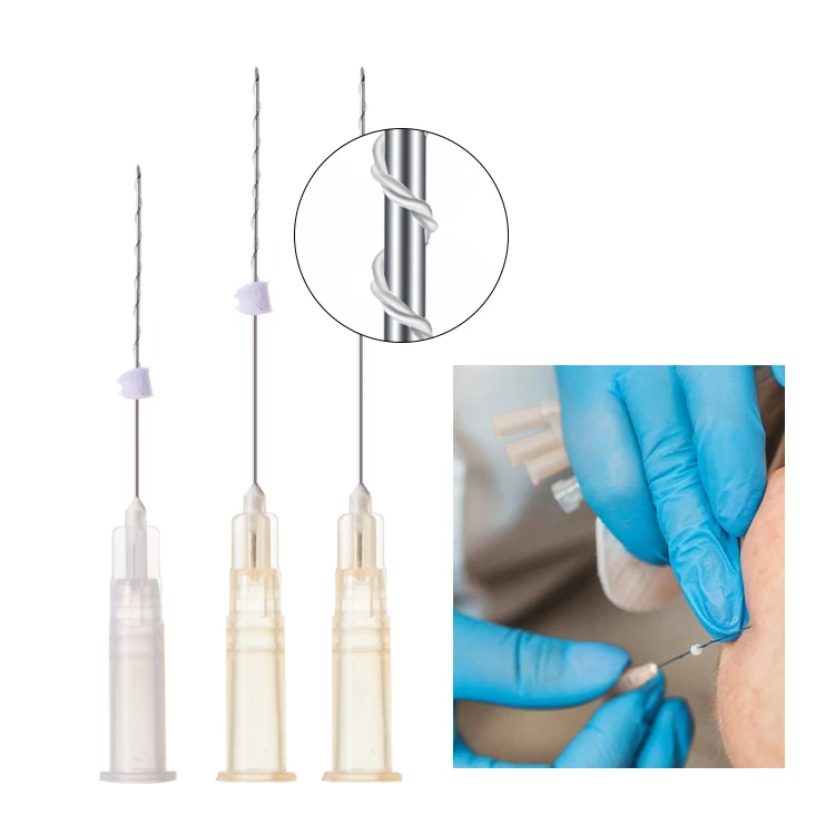 PLLA Tornado-Schraube, Doppelhelix-Gewinde, hohe Kollagenstimulation, Hautstraffung, Anti-Aging