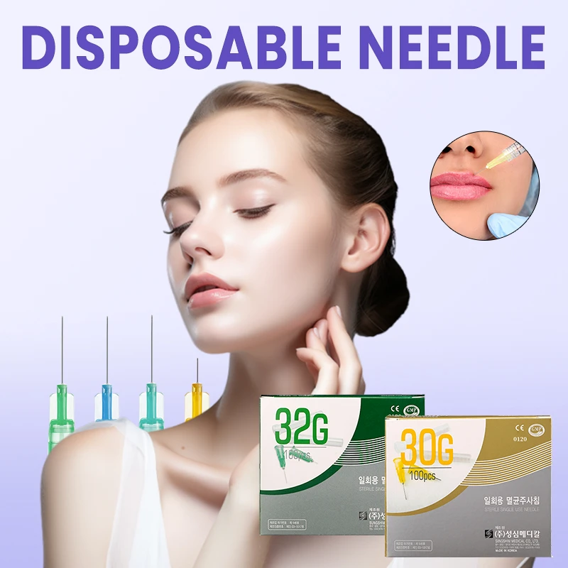 sterile Mesotherapie-Nadeln f&uuml;r Sch&ouml;nheitsinjektionen